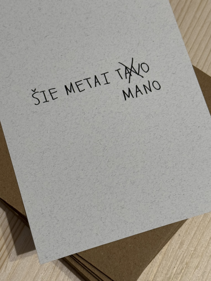 Šie metai mano Atvirutė