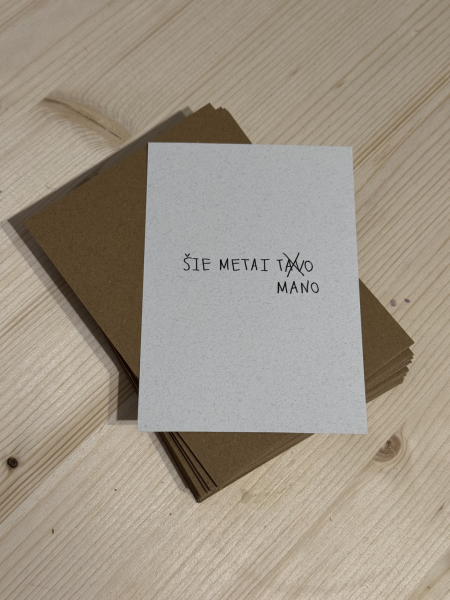 Šie metai mano Atvirutė